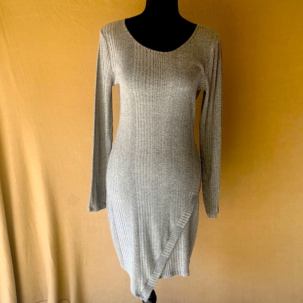 Grey stripped Dress